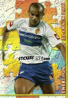 Cromo Ewerton - Las Fichas De La Liga 2006-2007 - Mundicromo