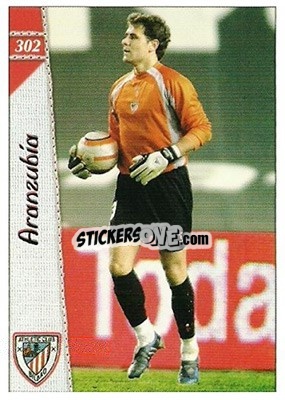 Cromo Aranzubia - Las Fichas De La Liga 2006-2007 - Mundicromo