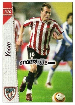 Cromo Yeste - Las Fichas De La Liga 2006-2007 - Mundicromo