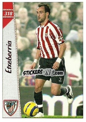 Cromo Etxeberria - Las Fichas De La Liga 2006-2007 - Mundicromo