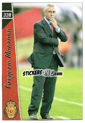 Sticker Gregorio Manzano - Las Fichas De La Liga 2006-2007 n. 328 - Mundicromo