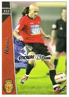 Sticker Nunes - Las Fichas De La Liga 2006-2007 - Mundicromo