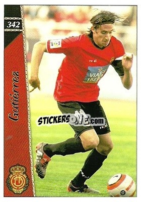 Cromo Gutierrez - Las Fichas De La Liga 2006-2007 - Mundicromo