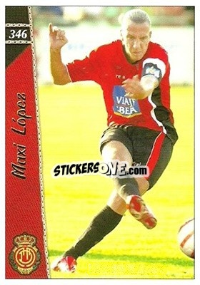 Sticker Maxi López - Las Fichas De La Liga 2006-2007 n. 346 - Mundicromo