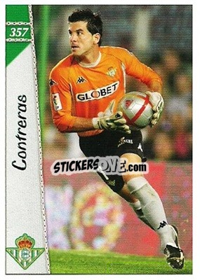 Cromo Contreras - Las Fichas De La Liga 2006-2007 - Mundicromo