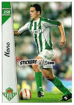 Cromo Nano - Las Fichas De La Liga 2006-2007 - Mundicromo