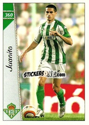 Sticker Juanito - Las Fichas De La Liga 2006-2007 - Mundicromo