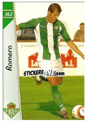 Sticker Romero - Las Fichas De La Liga 2006-2007 - Mundicromo