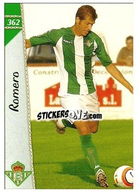 Figurina Romero - Las Fichas De La Liga 2006-2007 - Mundicromo