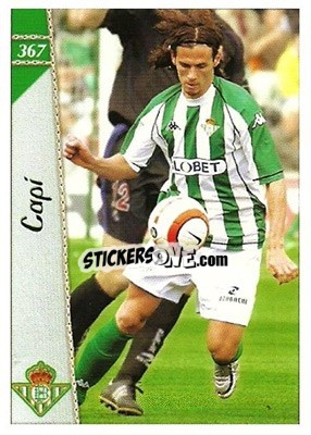 Sticker Capi - Las Fichas De La Liga 2006-2007 - Mundicromo