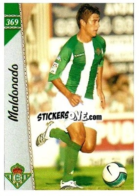 Sticker Maldonado - Las Fichas De La Liga 2006-2007 - Mundicromo