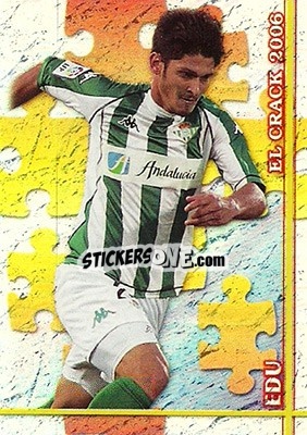 Figurina Edu - Las Fichas De La Liga 2006-2007 - Mundicromo