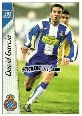 Cromo David Garcia - Las Fichas De La Liga 2006-2007 - Mundicromo