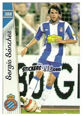 Cromo Sergio Sanchez - Las Fichas De La Liga 2006-2007 - Mundicromo