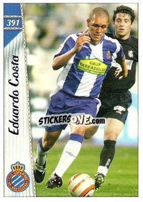 Sticker Eduardo Costa - Las Fichas De La Liga 2006-2007 n. 391 - Mundicromo