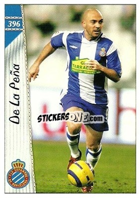 Cromo De la Peña - Las Fichas De La Liga 2006-2007 - Mundicromo