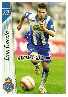 Cromo Luis Garcia - Las Fichas De La Liga 2006-2007 - Mundicromo