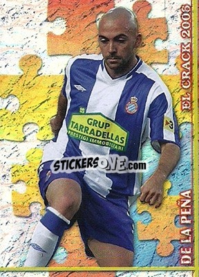 Sticker De la Peña - Las Fichas De La Liga 2006-2007 - Mundicromo