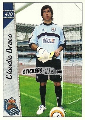 Sticker Claudio Bravo - Las Fichas De La Liga 2006-2007 - Mundicromo