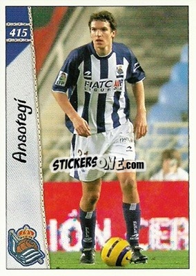 Figurina Ansotegi - Las Fichas De La Liga 2006-2007 - Mundicromo