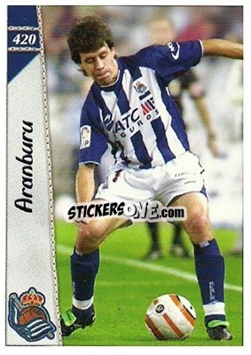Sticker Aranburu - Las Fichas De La Liga 2006-2007 - Mundicromo
