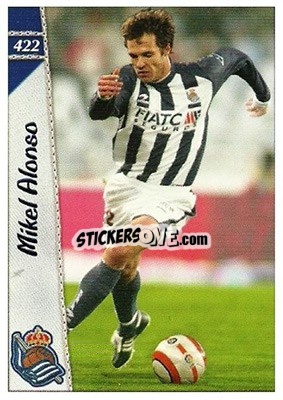 Sticker Mikel Alonso - Las Fichas De La Liga 2006-2007 - Mundicromo