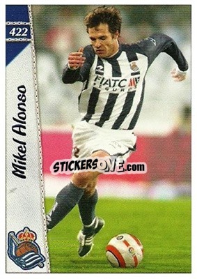 Sticker Mikel Alonso - Las Fichas De La Liga 2006-2007 n. 422 - Mundicromo