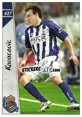 Sticker Kovacevic - Las Fichas De La Liga 2006-2007 - Mundicromo