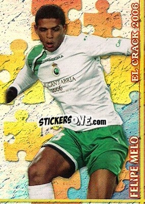 Cromo Felipe Melo - Las Fichas De La Liga 2006-2007 - Mundicromo