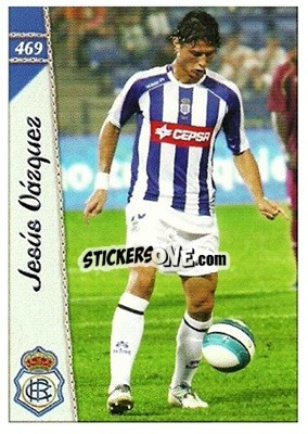 Sticker Jesus Vazquez - Las Fichas De La Liga 2006-2007 - Mundicromo