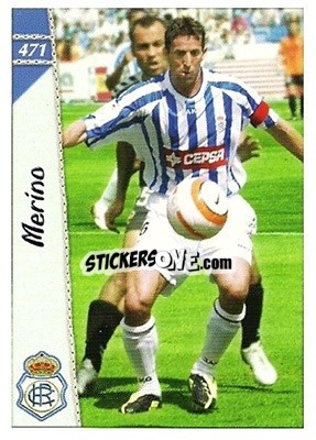 Cromo Merino - Las Fichas De La Liga 2006-2007 - Mundicromo