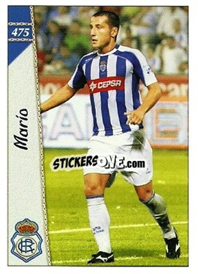 Cromo Mario - Las Fichas De La Liga 2006-2007 - Mundicromo