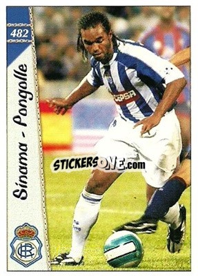 Sticker Sinamá-Pongolle - Las Fichas De La Liga 2006-2007 n. 482 - Mundicromo