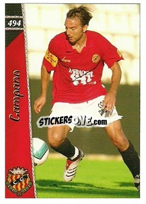 Sticker Campano - Las Fichas De La Liga 2006-2007 - Mundicromo