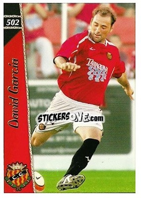 Cromo David Garcia - Las Fichas De La Liga 2006-2007 - Mundicromo