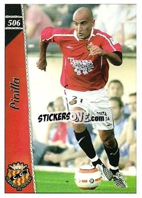 Cromo Pinilla - Las Fichas De La Liga 2006-2007 - Mundicromo