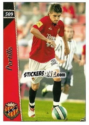 Sticker Portillo - Las Fichas De La Liga 2006-2007 - Mundicromo