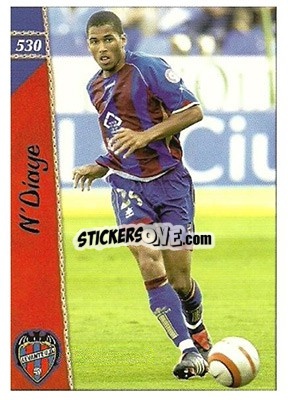 Sticker N'Diaye - Las Fichas De La Liga 2006-2007 - Mundicromo