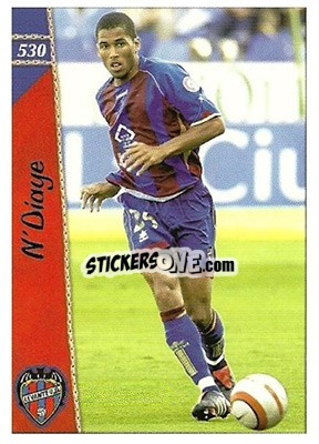 Sticker N'Diaye - Las Fichas De La Liga 2006-2007 n. 530 - Mundicromo