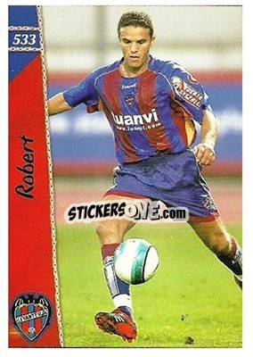 Sticker Robert - Las Fichas De La Liga 2006-2007 n. 533 - Mundicromo
