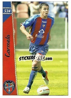 Figurina Carmelo - Las Fichas De La Liga 2006-2007 - Mundicromo