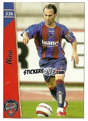 Sticker Nino - Las Fichas De La Liga 2006-2007 n. 536 - Mundicromo