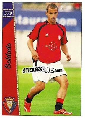 Sticker Soldado - Las Fichas De La Liga 2006-2007 - Mundicromo