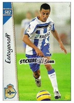 Cromo Estoyanoff - Las Fichas De La Liga 2006-2007 - Mundicromo