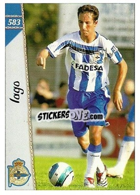 Cromo Iago - Las Fichas De La Liga 2006-2007 - Mundicromo