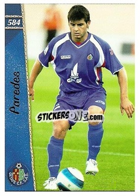 Cromo Paredes - Las Fichas De La Liga 2006-2007 - Mundicromo