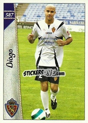 Cromo Diogo - Las Fichas De La Liga 2006-2007 - Mundicromo