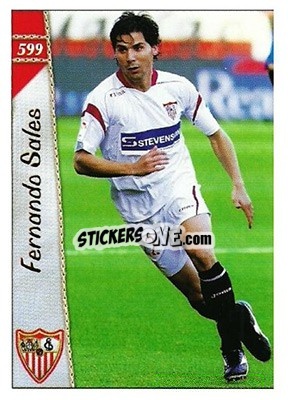 Sticker Fernando Sales - Las Fichas De La Liga 2006-2007 n. 599 - Mundicromo