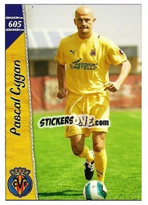 Sticker Pascal Cygan - Las Fichas De La Liga 2006-2007 - Mundicromo