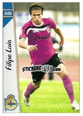 Sticker Filipe Luis - Las Fichas De La Liga 2006-2007 n. 606 - Mundicromo